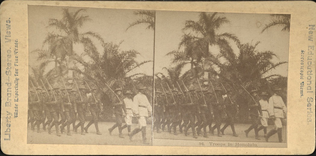 Troops in Honolulu.